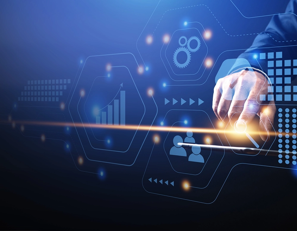 Interface holográfica de formación médica con métricas de progreso